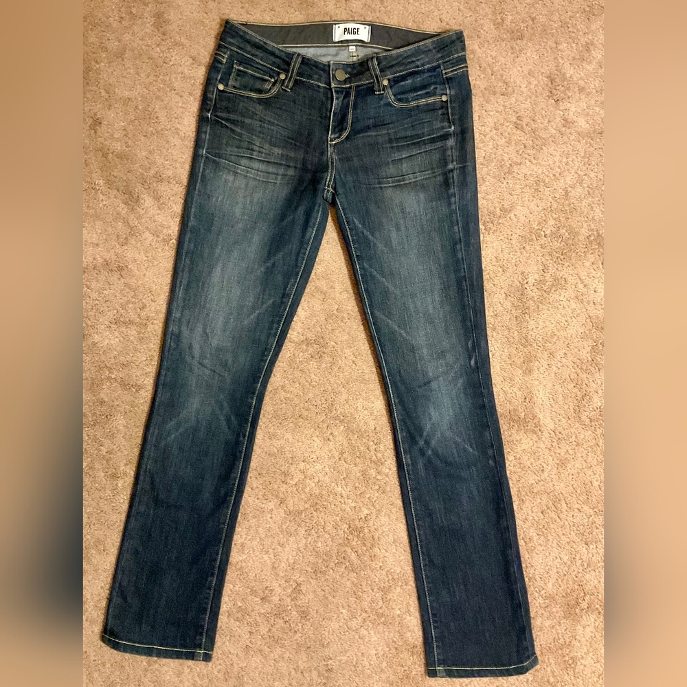 PAIGE Awesome "Skyline Straight" Skinny Jeans - Picture 2 of 6